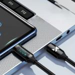 Cablu pentru incarcare si transfer de date Wozinsky WUCCC1, 2x USB-C, 100W, 1m, Negru 8 - lerato.ro