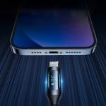 Cablu pentru incarcare si transfer de date Wozinsky WUCLC2, USB-C/Lightning, 36W, 2m, Negru 3 - lerato.ro