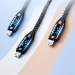 Cablu pentru incarcare si transfer de date Wozinsky WUCLC2, USB-C/Lightning, 36W, 2m, Negru 5 - lerato.ro