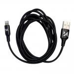 Cablu pentru incarcare si transfer de date Wozinsky WUC-L1B, USB/Lightning, 2.4A, 1m, Negru 10 - lerato.ro