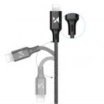 Cablu pentru incarcare si transfer de date Wozinsky WUC-L1B, USB/Lightning, 2.4A, 1m, Negru 5 - lerato.ro
