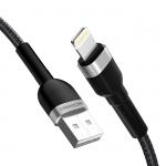 Cablu pentru incarcare si transfer de date Wozinsky WNBAL2, USB/Lightning, 2.4A, 2m, Negru 9 - lerato.ro