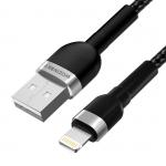 Cablu pentru incarcare si transfer de date Wozinsky WNBAL2, USB/Lightning, 2.4A, 2m, Negru 8 - lerato.ro