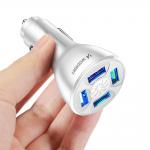 Incarcator auto Wozinsky WCCAW, 4x USB, 50W, Alb 11 - lerato.ro