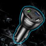 Incarcator auto Wozinsky WCCAW, 4x USB, 50W, Alb 10 - lerato.ro