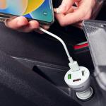 Incarcator auto Wozinsky WCCAW, 4x USB, 50W, Alb 3 - lerato.ro