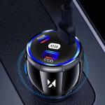 Incarcator auto Wozinsky WCCCA, USB si 2x USB-C, 90W, Negru 4 - lerato.ro