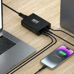 Incarcator retea Wozinsky WGCSB, USB si 3x USB-C, 240W, Negru 12 - lerato.ro