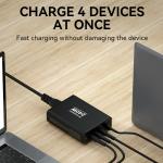 Incarcator retea Wozinsky WGCSB, USB si 3x USB-C, 240W, Negru 3 - lerato.ro
