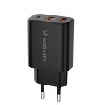 Incarcator retea Wozinsky CWCUCB, USB-C si 2x USB, 30W, Negru 10 - lerato.ro