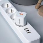 Incarcator retea Wozinsky CMWCW, USB/USB-C, 20W, Alb 8 - lerato.ro