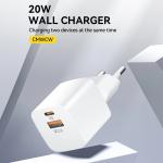 Incarcator retea Wozinsky CMWCW, USB/USB-C, 20W, Alb 4 - lerato.ro