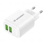 Incarcator retea Wozinsky CUWCW, 2x USB, 2.4A, Alb 11 - lerato.ro