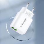 Incarcator retea Wozinsky CUWCW, 2x USB, 2.4A, Alb 17 - lerato.ro