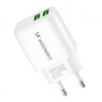 Incarcator retea Wozinsky CUWCW, 2x USB, 2.4A, Alb 10 - lerato.ro