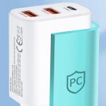Incarcator retea Wozinsky CWCUCW, USB-C si 2x USB, 30W, Alb 16 - lerato.ro