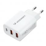 Incarcator retea Wozinsky CWCUCW, USB-C si 2x USB, 30W, Alb 10 - lerato.ro