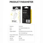 Incarcator retea Wozinsky CWCUCW, USB-C si 2x USB, 30W, Alb 9 - lerato.ro