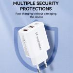 Incarcator retea Wozinsky CWCUCW, USB-C si 2x USB, 30W, Alb 5 - lerato.ro