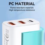 Incarcator retea Wozinsky CWCUCW, USB-C si 2x USB, 30W, Alb 3 - lerato.ro