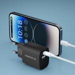 Incarcator retea Wozinsky WGWCB, USB/USB-C, 20W, Negru 11 - lerato.ro