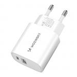 Incarcator retea Wozinsky WGWCW, USB/USB-C, 20W, Alb 16 - lerato.ro