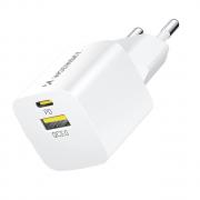 Incarcator retea Wozinsky WWCEAC, USB/USB-C, 33W, Alb
