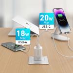 Incarcator retea Wozinsky WWCEAC, USB/USB-C, 33W, Alb 12 - lerato.ro