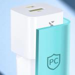 Incarcator retea Wozinsky WWCEAC, USB/USB-C, 33W, Alb 11 - lerato.ro