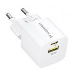 Incarcator retea Wozinsky WWCEAC, USB/USB-C, 33W, Alb 8 - lerato.ro