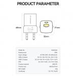 Incarcator retea Wozinsky WWCEAC, USB/USB-C, 33W, Alb 4 - lerato.ro