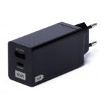 Incarcator retea WOZINSKY WWCG01, GaN, USB/USB-C, 65W, Quick Charge 3.0, Negru 8 - lerato.ro