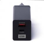 Incarcator retea WOZINSKY WWCG01, GaN, USB/USB-C, 65W, Quick Charge 3.0, Negru 6 - lerato.ro