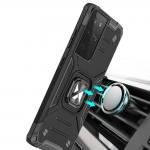 Carcasa Wozinsky Ring Armor compatibila cu Samsung Galaxy S21 Ultra, Functie magnetica, Black 9 - lerato.ro