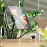 Suport universal tableta si telefon Wozinsky WTHBK5, Compatibil cu dispozitive de maxim 11 inch, Ajustabil, Negru 18 - lerato.ro