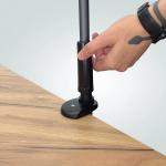 Suport universal tableta si telefon Wozinsky WTHBK5, Compatibil cu dispozitive de maxim 11 inch, Ajustabil, Negru 4 - lerato.ro
