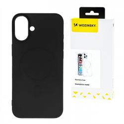 Carcasa Wozinsky Liquid Silicone MagSafe compatibila cu Samsung Galaxy S25 Black