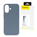 Carcasa Wozinsky Liquid Silicone MagSafe compatibila cu Samsung Galaxy S25 Gray 2 - lerato.ro