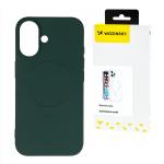 Carcasa Wozinsky Liquid Silicone MagSafe compatibila cu Samsung Galaxy S25 Green 2 - lerato.ro