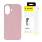 Carcasa Wozinsky Silicone Magsafe Magnetic Case compatibila cu Samsung Galaxy S24 FE Pink 2 - lerato.ro