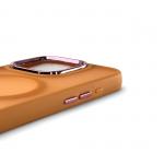 Carcasa Wozinsky Fashion Case MagSafe compatibila cu Samsung Galaxy S24 FE Orange 6 - lerato.ro