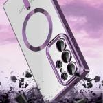 Carcasa Wozinsky Electroplated Case Magsafe compatibila cu Samsung Galaxy S24 FE Gold 10 - lerato.ro