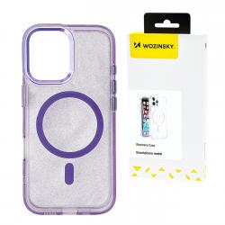 Carcasa Wozinsky Glitter Case MagSafe compatibila cu Samsung Galaxy S25 Ultra Purple