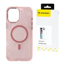 Carcasa Wozinsky Glitter Case MagSafe compatibila cu Samsung Galaxy S24 FE Pink
