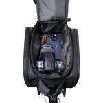 Geanta bicicleta WBB36BK pentru portbagaj, husa impermeabila inclusa, 27L, Negru 11 - lerato.ro