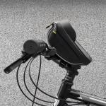 Geanta bicicleta Wozinsky WBB16BK pentru ghidon, cu suport pentu telefon, 1L, Negru 18 - lerato.ro