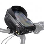 Geanta bicicleta Wozinsky WBB16BK pentru ghidon, cu suport pentu telefon, 1L, Negru 20 - lerato.ro