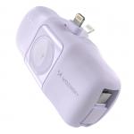 Baterie externa Wozinsky WF16-YLS 5000mAh, 15W, 1x Lightning, 2x USB-C, Incarcator Apple Watch, Mov 3 - lerato.ro