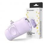 Baterie externa Wozinsky WF16-YLS 5000mAh, 15W, 1x Lightning, 2x USB-C, Incarcator Apple Watch, Mov 12 - lerato.ro