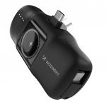 Baterie externa Wozinsky WF16-YCS 5000mAh, 15W, 2x USB-C, Incarcator Apple Watch, Negru 5 - lerato.ro